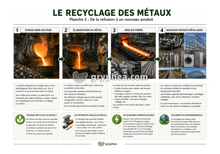 Le recyclage des métaux - partie 2 - gryphea.org